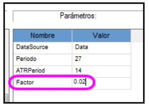 parámetros
