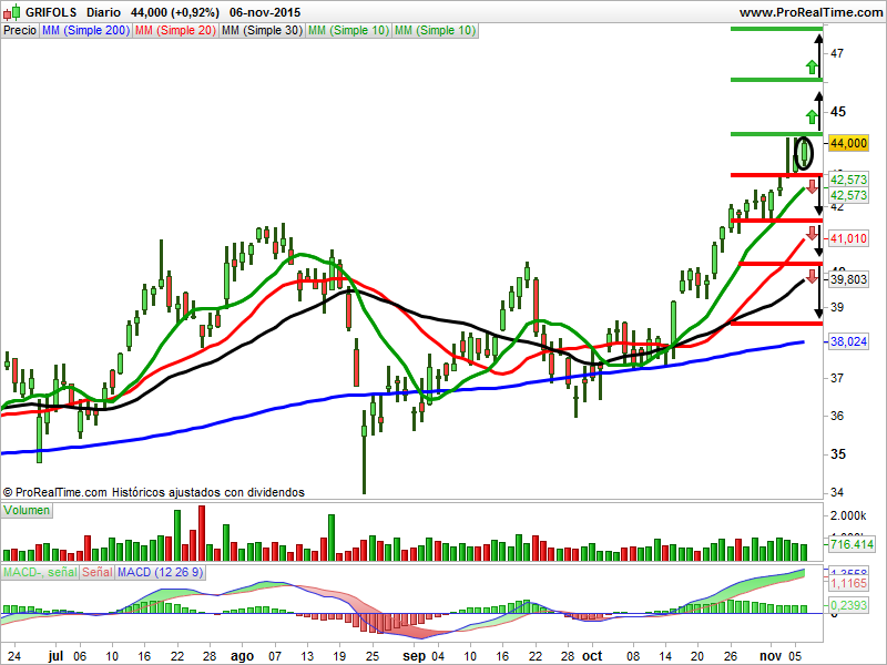 grifols velas japonesas