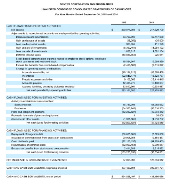 Cashflow 9 meses