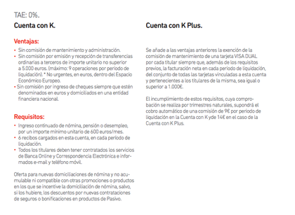 Cuenta K Plus