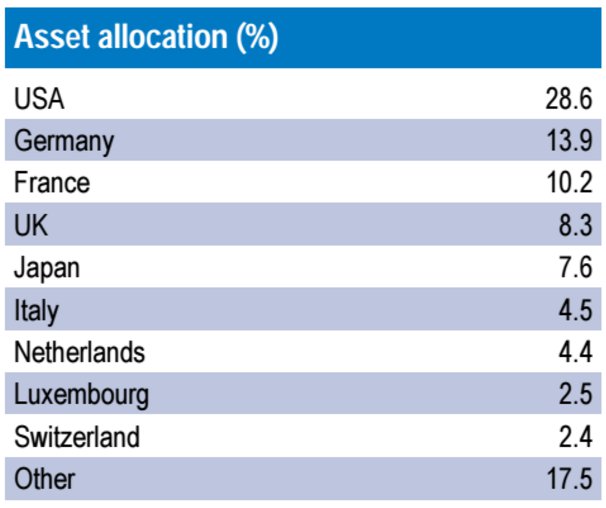 F&C Global Convertible Bond Fund: principales zonas