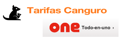 Tarifas Canguro Ahorro vs Tarifas Vodafone One
