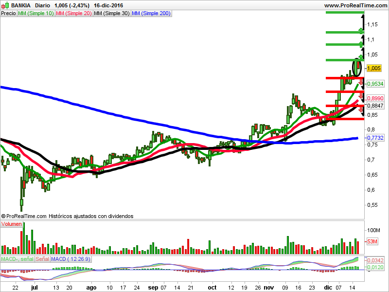 Opiniones de Bankia, Enagás y Red Eléctrica