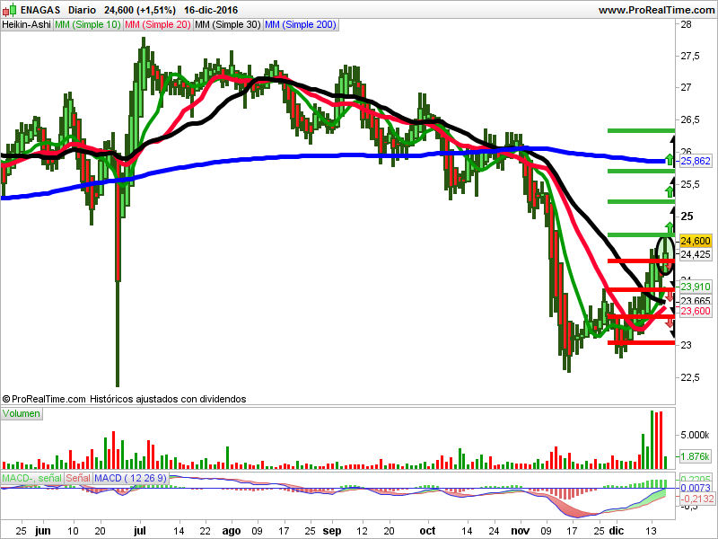 Opiniones de Bankia, Enagás y Red Eléctrica