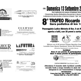 Corsa podistica!! Domenica 13 Settembre..