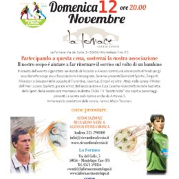 Partecipa alla Cena di Beneficenza!