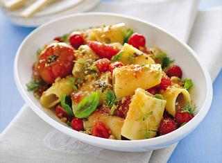 Paccheri con pomodorini confit