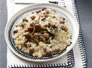 Risotto ai funghi chiodini