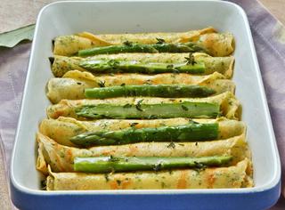 Crepes veloci agli asparagi