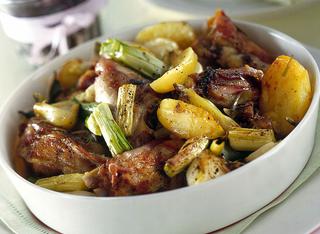 Agnello al forno con patate