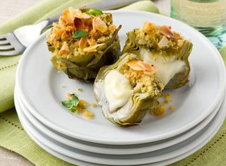 Carciofi ripieni di formaggio