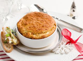 Soufflé al prosciutto di Praga