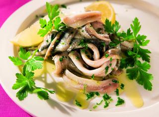 Alici marinate al prezzemolo