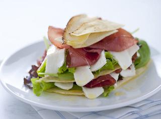 Millefoglie light con pane carasau