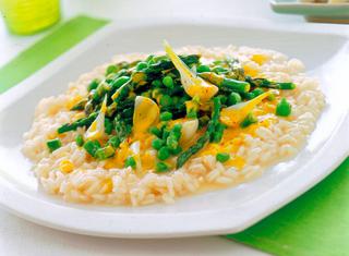 Risotto agli asparagi e zafferano