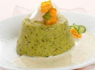 Flan di zucchine e pesce