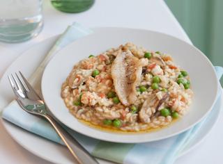 Risotto alla certosina con funghi secchi