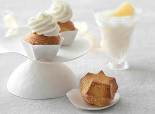 Cupcake con farina di cocco e ananas