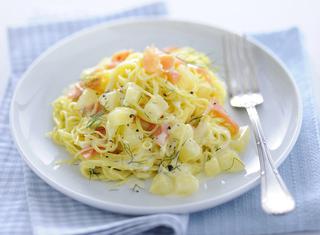Tagliolini al salmone affumicato