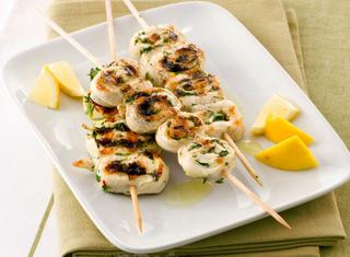 Spiedini di pollo allo zenzero