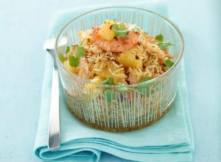 Riso basmati con gamberi e zenzero