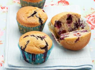 Muffin allo yogurt e mirtilli
