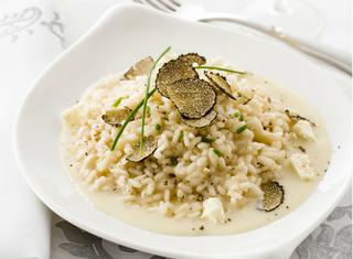 Risotto allo spumante con tartufo