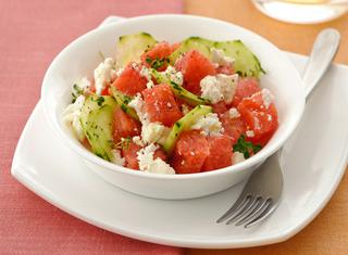 Insalata greca con anguria