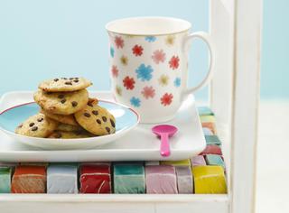 Biscotti integrali con gocce di cioccolato