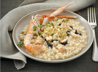 Risotto cremoso agli scampi