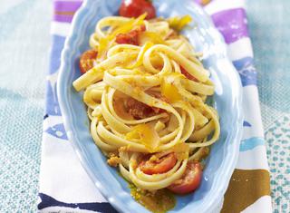 Pasta con sugo veloce alla bottarga