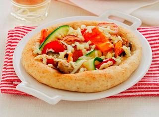 Pizzette integrali alle verdure