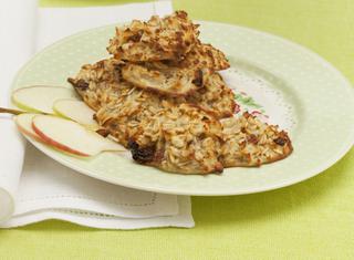 Biscotti integrali light con fiocchi d'avena
