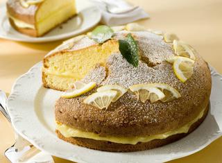 Torta al limone con crema