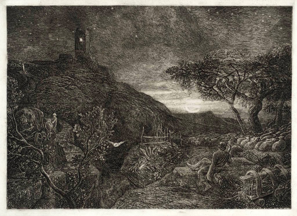 The Lonely Tower 1879, reprinted 1973 by Samuel Palmer 1805-1881