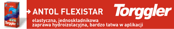 [Torggler] ANTOL FLEXISTAR - elastyczna, jednoskładnikowa zaprawa hydroizolacyjna. bardzo łatwa w aplikacji