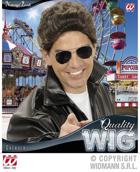 Greaser Wig Rockabilly Rock N Roll 50s Fancy Dress