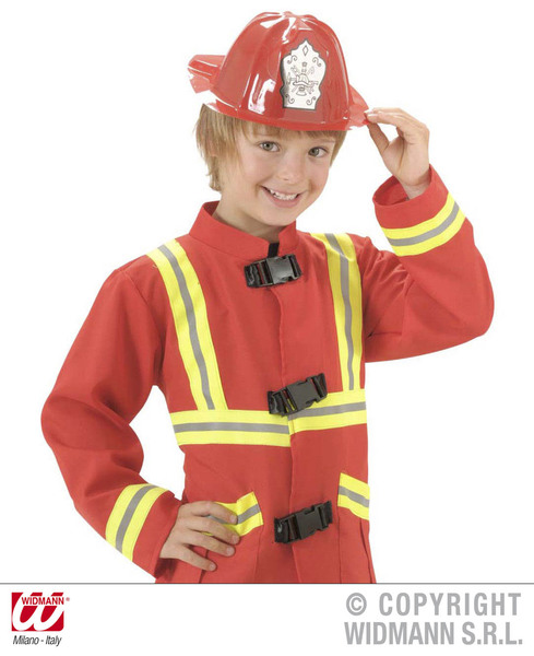 PVC Fireman Hat for Firefighter Fireman Fancy Dress Accessory