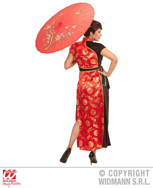 Ladies China Girl Costume Chinese Oriental Far East Fancy Dress Outfit