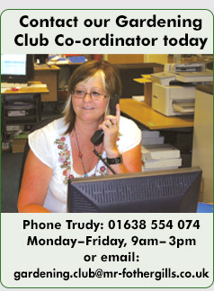 Contact Trudy our gardening club co-ordinator on 01638 554074 Contact Trudy our gardening club co-ordinator on 01638 554074