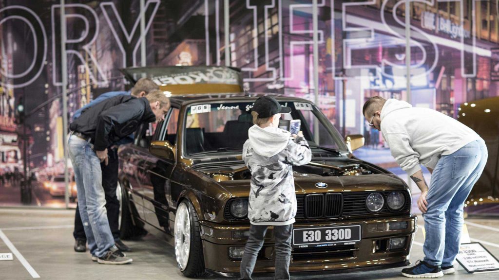 Entusiasme på Oslo Motor Show.