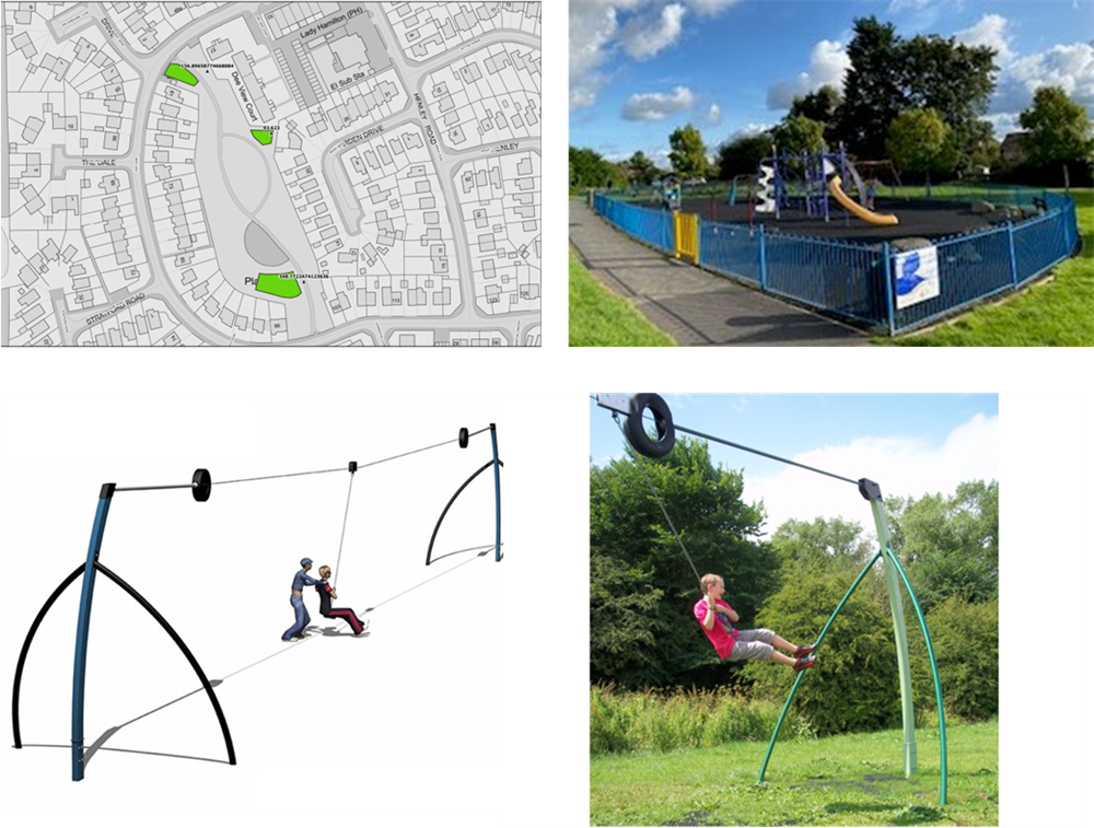 ZIP WIRE FOR WEST VALE PARK
