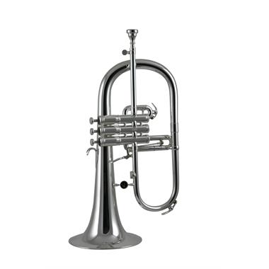 Courtois 154R-2 flugelhorn (silver) gold brass bell thumbnail