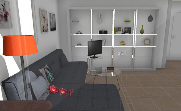 Click on the image to go to the 3D project HomeByMe Spotlights four member projects in their newsletter every month