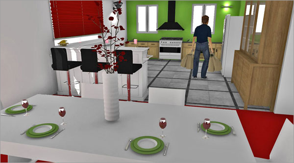 Click on the image to go to the 3D project HomeByMe Spotlights four member projects in their newsletter every month