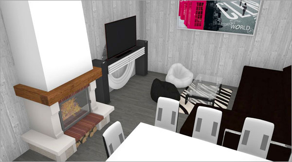 Click on the image to go to the 3D project HomeByMe Spotlights four member projects in their newsletter every month