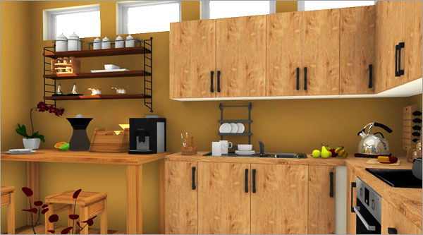 Click on the image to go to the 3D project HomeByMe Spotlights four member projects in their newsletter every month