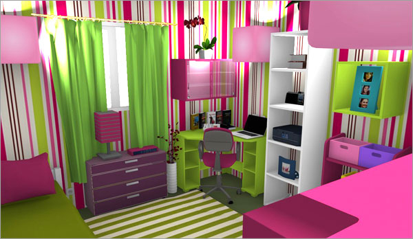 Click on the image to go to the 3D project HomeByMe Spotlights four member projects in their newsletter every month
