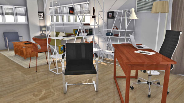 Click on the image to go to the 3D project HomeByMe Spotlights four member projects in their newsletter every month