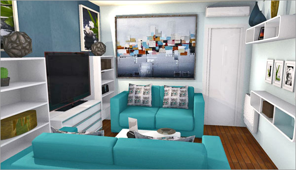 Click on the image to go to the 3D project HomeByMe Spotlights four member projects in their newsletter every month